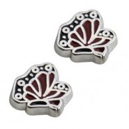 Floating Charms Bloem bewerkt 9mm